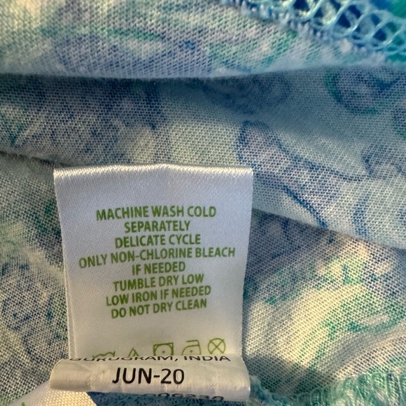 Lilly Pulitzer Azlynn Dress. Sea Glass Aqua. Size XXL - Picture 10 of 10